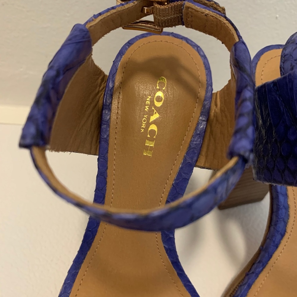 Coach Python Sandals Lexey - US5 - Picture 4 of 7